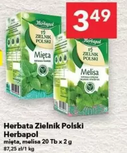 Herbata Zielnik Polski Mięta, Melisa