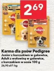 Karma dla psów Junior z kurczakiem w galaretce, Adult z wołowiną w galaretce, z kurczakiem w sosie