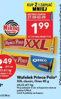 Prince - Wafelki Polo XXL classic, Oreo