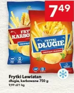 Frytki długie, karbowane