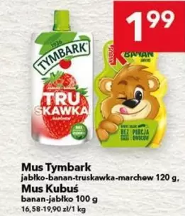 Mus jabłko-banan-truskawka-marchew, Mus banan-jabłko