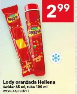 Lody oranżada świder