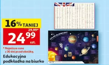 Edukacyjna podkładka na biurko