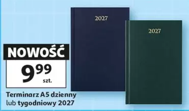Terminarz A5 dzienny lub tygodniowy 2027