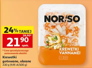 Krewetki gotowane, obrane