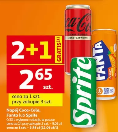 Coca Cola - Coca-Cola, Fanta lub Sprite