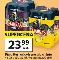 Piwo cytryna lub wiśnia