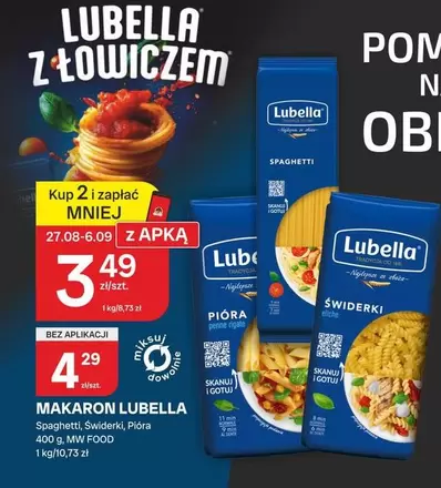 Makaron Spaghetti, Świderek, Pióra