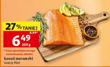 Łosoś norweski świeży filet