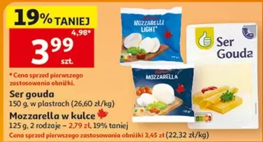 Ser gouda, Mozzarella w kulce