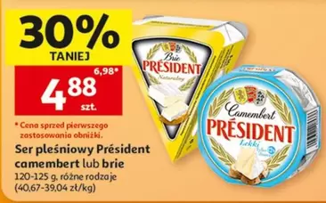 Ser pleśniowy camembert lub brie