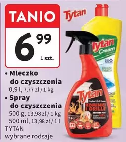 Mleczko i spray do czyszczenia kominki i grille