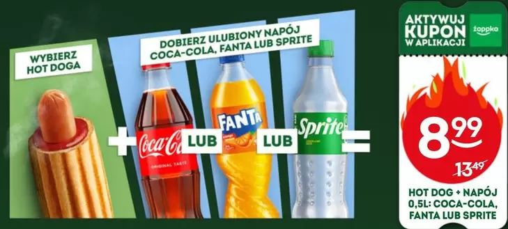 Coca Cola - Hot Dog + Napój