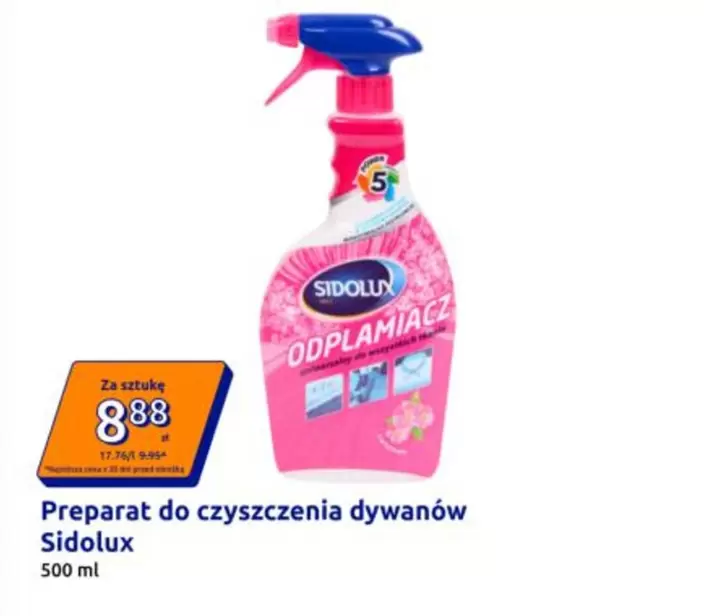 Preparat do czyszczenia dywanów Sidolux