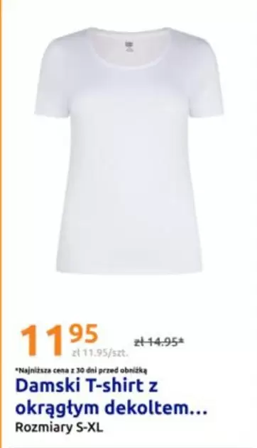 T-Shirt - Damski T-shirt z okrągłym dekoltem