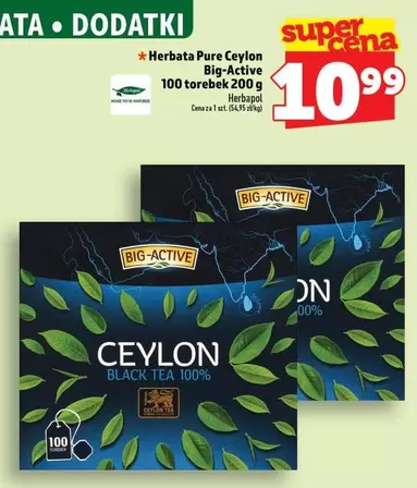 Black - Herbata Pure Ceylon Big-Active