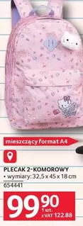 PLECAK 2-KOMOROWY