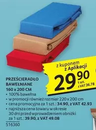 PRZEŚCIERADŁO BAWEŁNIANE 516360
