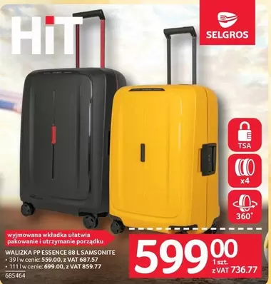 Pp - WALIZKA PP ESSENCE 88 L SAMSONITE