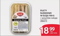 FILETY ŚLEDZIOWE W OLEJU 700 G 286615