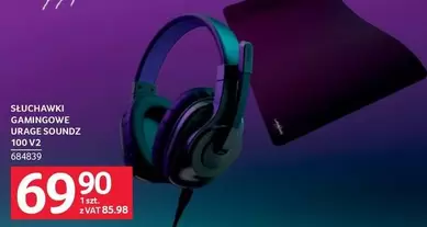 SŁUCHAWKI GAMINGOWE URAGE SOUNDZ 100 V2 684839