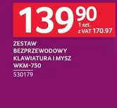 ZESTAW BEZPRZEWODOWY KLAWIATURA I MYSZ WKM-750 530179