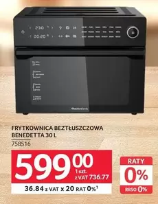 FRYTOWNICA BEZTŁUSZCZOWA BENEDETTA 30 L 758516