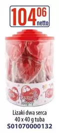 Lizaki dwa serca 40 x 40 g tuba S01070000132