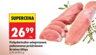 Polędwiczka wieprzowa pakowana próżniowo