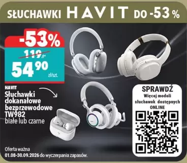 Słuchawki bezprzewodowe TW982