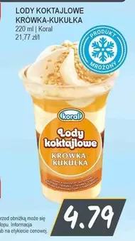 Lody koktajlowe Krówka-Kukułka