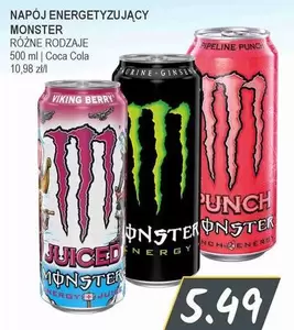 Monster - NAPÓJ ENERGETYZUJĄCY