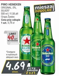PIWO ORIGINAL, 0%, SILVER