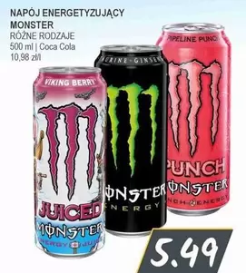 Monster - NAPÓJ ENERGETYZUJĄCY
