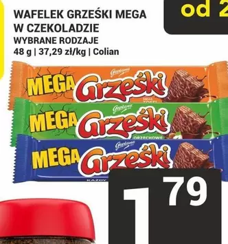 Mega - WAFELEK GRZESKI MEGA W CZEKOLADZIE