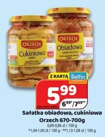 Sałatka obiadowa, cukinowa