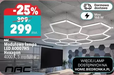 Modułowa lampa LED A0007H5 Hexagon