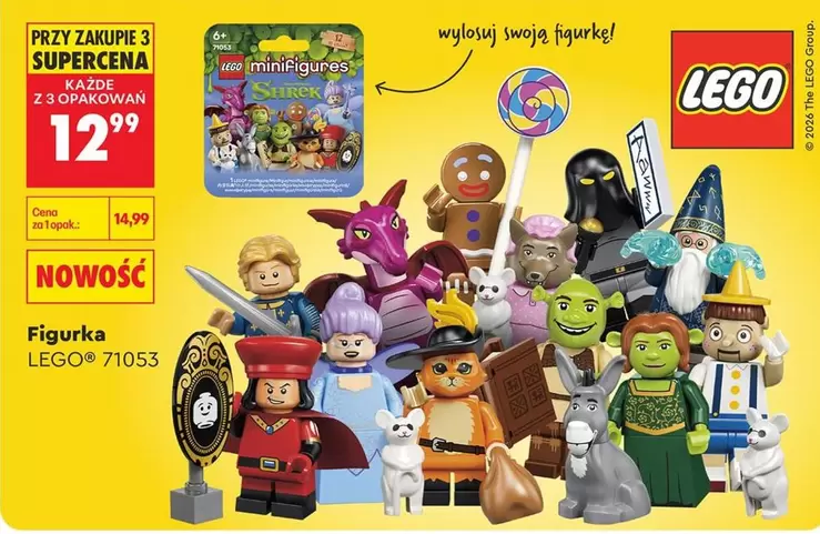 Lego - Figurka LEGO 71053 Minifigures Shrek