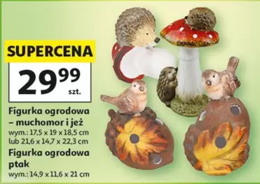 Figurka ogrodowa - muchomor i jeż, Figurka ogrodowa ptak