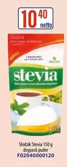 Slodzik Stevia 150 g doypack puder F02040000120