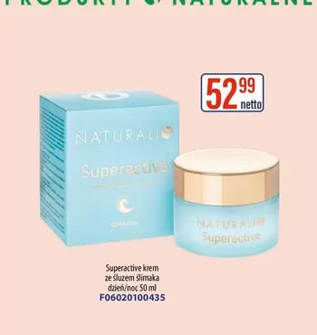 Superactive krem ze śluzem ślimaka dzień/noc F06020100435