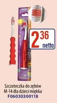 Szczoteczka do zębów M-14 dla dzieci miękka F060300118