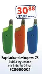 Mix - Zapalarka teleskopowa Z5 krótka wysuwana mix kolorów 25 szt. P0202000024