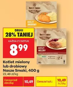 Kotlet mielony lub drobiowy