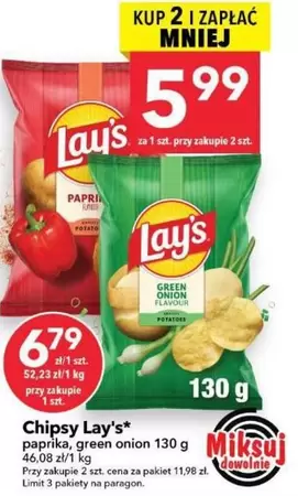 Lay'S - Chipsy paprika, green onion