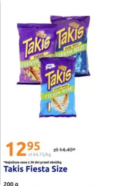 Blue - Takis Fiesta Size