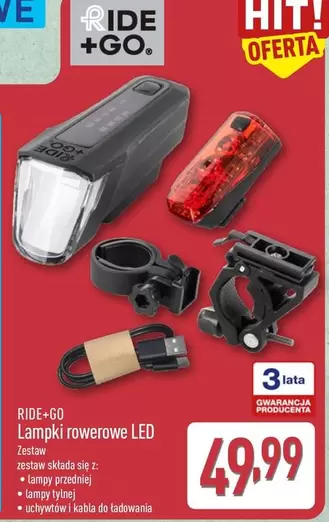 Lampki rowerowe LED