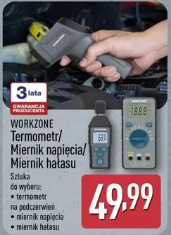 Termometr/ Miernik napięcia/ Miernik hałasu