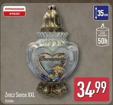 Znicz Serce XXL