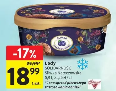 Lody Śliwka Nałęczowska